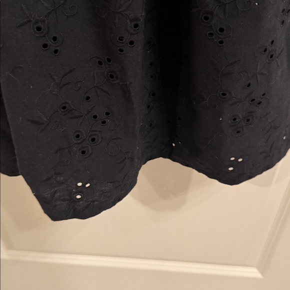 Ulla Johnson Louise Black V Neck Eyelet Dress Size 0 Barney’s NWT - Picture 6 of 10